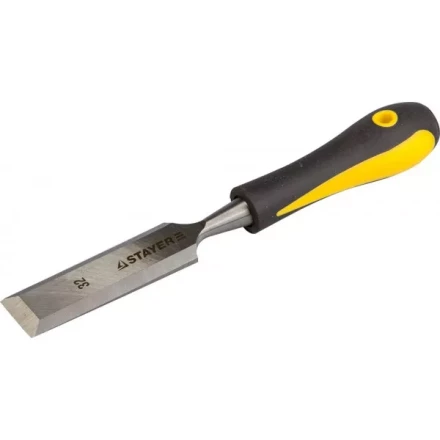 Стамеска с двухкомпонентной ручкой, 32мм, STAYER Profi 18205-32 купить в Нижневартовске