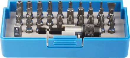 ЗУБР 32 шт, набор кованых бит с адаптером (26091-H32) купить в Нижневартовске