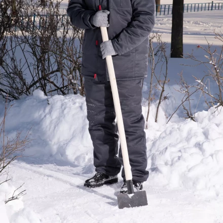 Ледоруб-скребок Сибртех 61664, 200 мм, 1 кг, деревянный черенок, Россия купить в Нижневартовске
