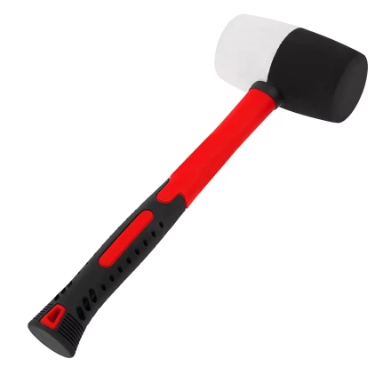 Киянка резиновая, 910 г, черно-белая резина, фибергласовая рукоятка// Matrix 11173 купить в Нижневартовске