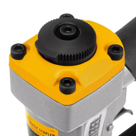 Степлер пневматический Denzel  PS8016 для прямоугольных скоб 21GA от 6 до 16 мм 57400 купить в Нижневартовске