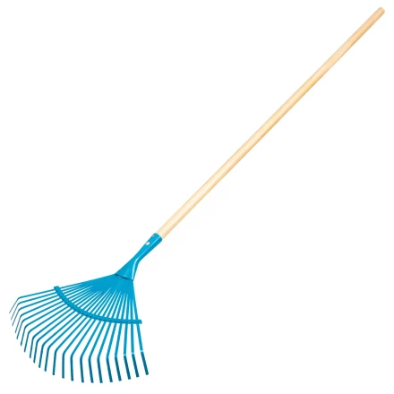 Грабли веерные стальные Palisad, 430 х 1550 мм, 22 плоских зуба, лакированный черенок, Luxe, 617885 купить в Нижневартовске