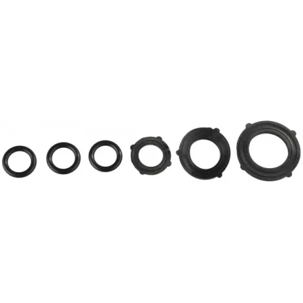 Набор резиновых прокладок GRINDA из ударопрочной пластмассы: Для переходников 3 шт, для адаптеров 3 шт(1/2",3/4",1") 8-426387_z01 купить в Нижневартовске