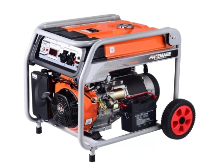 Генератор бензиновый TOR KM9500H 7,0 кВт 220В 27 л с электростартером и колесами 1011099 купить в Нижневартовске