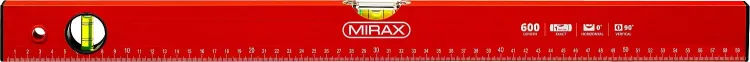 Уровень коробчатый MIRAX, 2 ампулы, крашеный, 600мм 34602-060_z02 купить в Нижневартовске