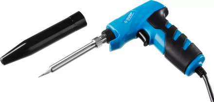 Паяльник ЗУБР "ПРОФЕССИОНАЛ" "ТУРБО", 2 уровня мощности, пистолетная рукоятка, 30Вт и  130Вт, конус 55408_z01 купить в Нижневартовске