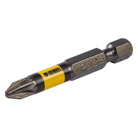 Набор бит комбинированный 3 шт., PZ1, PZ2, PZ3, 50 мм, сталь S2 Denzel 11677 купить в Нижневартовске