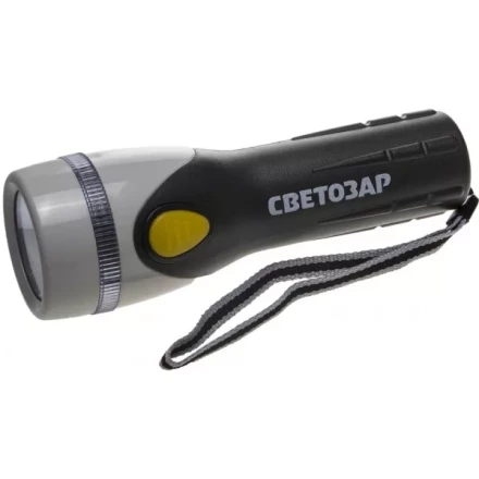 Фонарь СВЕТОЗАР "UPITER" ручной с пластмассовым корпусом и ремешком, ксеноновая лампа, 2xD SV-56375 купить в Нижневартовске