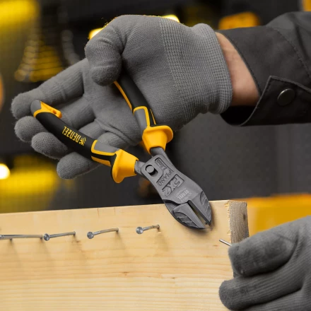 Бокорезы 180 мм Denzel 17785, усиленные, трехкомпонентные рукоятки купить в Нижневартовске