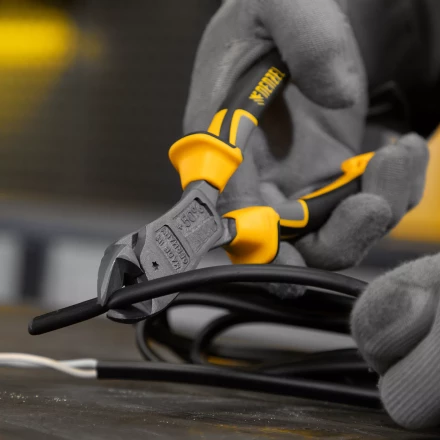 Бокорезы 180 мм Denzel 17785, усиленные, трехкомпонентные рукоятки купить в Нижневартовске