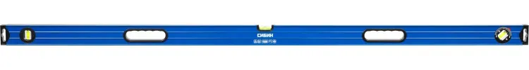 Уровень СИБИН коробчатый усиленный, утолщенный профиль, 2 фрезерованные поверхности, 3 противоударных ампулы (1 поворотная на 360 град), с ручками, 1 34609-150 купить в Нижневартовске