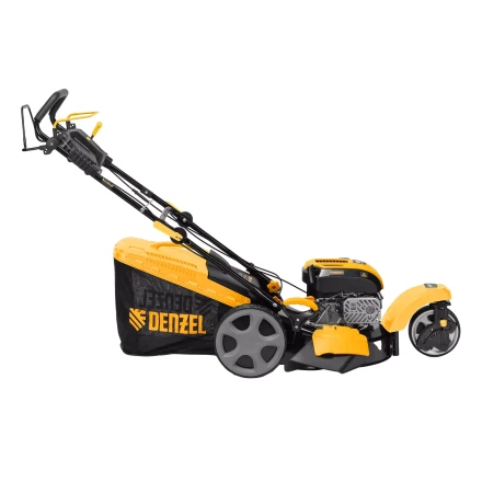 Бензиновая газонокосилка Denzel GLT-460SP-T, Trike 149 см3, 46 см, привод, панель, 60л (58810) купить в Нижневартовске