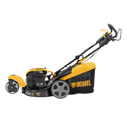 Бензиновая газонокосилка Denzel GLT-460SP-T, Trike 149 см3, 46 см, привод, панель, 60л (58810) купить в Нижневартовске