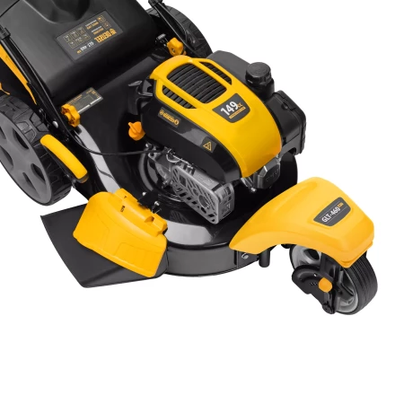 Бензиновая газонокосилка Denzel GLT-460SP-T, Trike 149 см3, 46 см, привод, панель, 60л (58810) купить в Нижневартовске