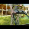 Бензиновая газонокосилка Denzel GLT-460SP-T, Trike 149 см3, 46 см, привод, панель, 60л (58810) купить в Нижневартовске