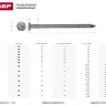 Гвозди ЗУБР "МАСТЕР" ершеные оцинкованные чертеж №7811-7120, 3,1х80мм, 5кг 305140-31-080 купить в Нижневартовске