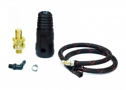 Разъем силовой TIG 50 M12х1 шланг L=0,6метра  быстроразъем Aurora купить в Нижневартовске