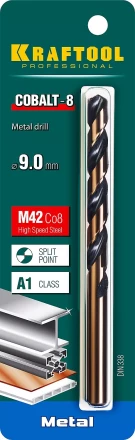 Сверла по металлу HSS-Co 29656-9 купить в Нижневартовске