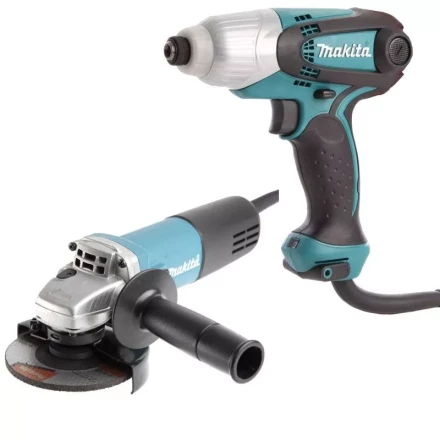 Набор инструментов Makita DK0169 (шуруповерт TD0101, болгарка 9555HN) купить в Нижневартовске