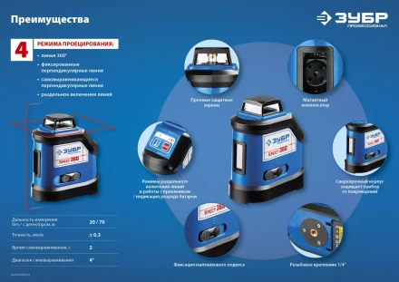 Нивелиры лазерные Крест-360 двухлучевой 360 со штативом серия ПРОФЕССИОНАЛ купить в Нижневартовске