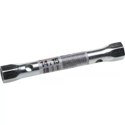 Ключ торцовый ЗУБР "МАСТЕР", трубчатый двухсторонний, прямой, 14х15мм 27162-14-15 купить в Нижневартовске