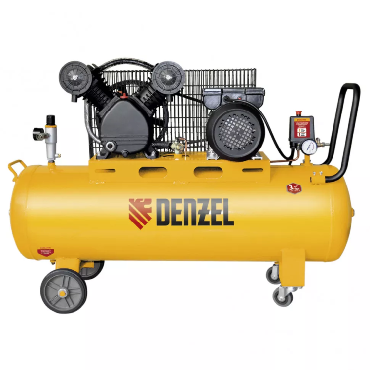 Компрессор масляный ременный Denzel DRV2200/100 58088 купить в Нижневартовске