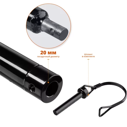 Удлинители шнека для мотобуров 1000 мм серия МАСТЕР купить в Нижневартовске