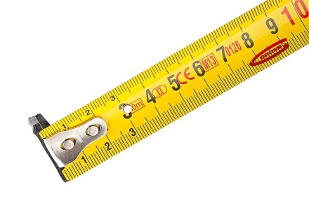 Рулетка &quot;Ergonomisch&quot;,10 м x 25 мм, магнитный обрезиненный зацеп  GROSS 31105 купить в Нижневартовске
