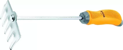 Грабли 5-зубые молибденовое покрытие 2-комп. рукоятка  PALISAD LUXE 61774 купить в Нижневартовске