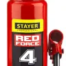 Домкрат гидравлический бутылочный "RED FORCE", 4т, 195-380 мм, STAYER 43160-4 43160-4_z01 купить в Нижневартовске