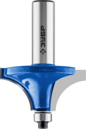 ЗУБР 44.5 x 21.5 мм, радиус 15.9 мм, фреза кромочная калевочная №1, Профессионал (28700-44.5) купить в Нижневартовске