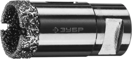Алмазная коронка ЗУБР "ПРОФЕССИОНАЛ" универсальная для УШМ, сухое сверление, алмазы на вакуумной пайке,  посадка М14, d=29мм 29865-29 купить в Нижневартовске