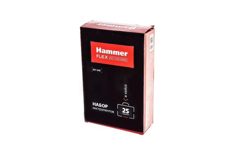 Набор инструментов HAMMER 601-040 25 предметов купить в Нижневартовске