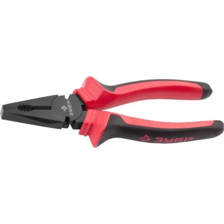 Плоскогубцы ЗУБР "МАСТЕР" комбинированные, маслобензостойкая рукоятка, покрытие оксидированное с полировкой, 180мм 22015-1-18_z01 купить в Нижневартовске