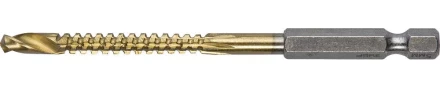 ЗУБР. Сверло фрезеровальное по дереву и тонкому листовому металлу, шестигранный хвостовик 1/4", 5х85мм 29966-05 купить в Нижневартовске