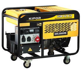 Бензогенератор KIPOR KGE12E3 купить в Нижневартовске