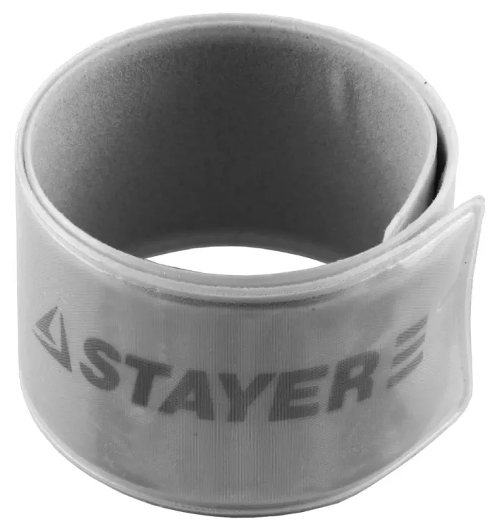 Браслет STAYER "MASTER" светоотражающий, самофиксирующийся, серый 11630-G купить в Нижневартовске