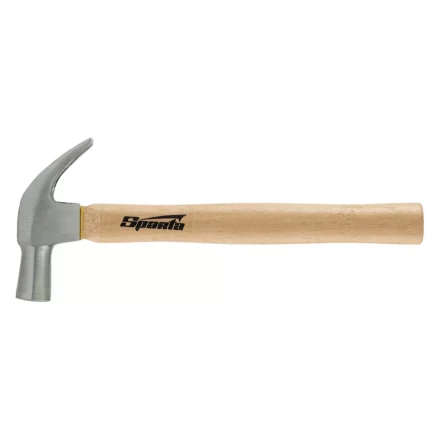 Молоток-гвоздодер Sparta 104215, 560 г, боек 29 мм, деревянная рукоятка купить в Нижневартовске