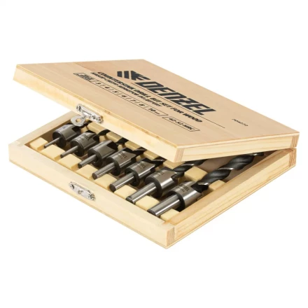 Набор сверл зенкеров по дереву Denzel 704272, 3-10 мм, набор 7 шт купить в Нижневартовске