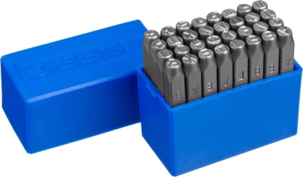 Клейма ЗУБР буквенные кириллица, шрифт 6мм 21503-06_z01 купить в Нижневартовске