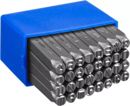 Клейма ЗУБР буквенные кириллица, шрифт 6мм 21503-06_z01 купить в Нижневартовске