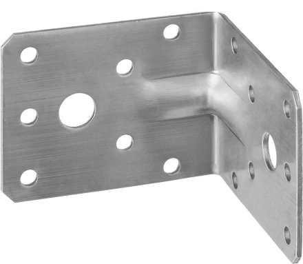 ЗУБР УНКУ-2.0, 55 x 70 x 70 x 2 мм, усиленный нержавеющий крепежный уголок, Профессионал (310516-55) купить в Нижневартовске