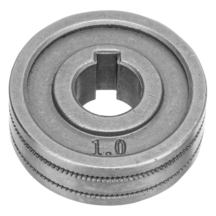 Подающий ролик, зубчатый профиль под флюсовую проволоку 0,8-1мм, 2 шт Denzel 93652 купить в Нижневартовске