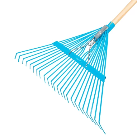 Грабли веерные стальные Palisad, 540 х 1450 мм, 24 плоских зуба, лакированный черенок, Luxe 617905 купить в Нижневартовске