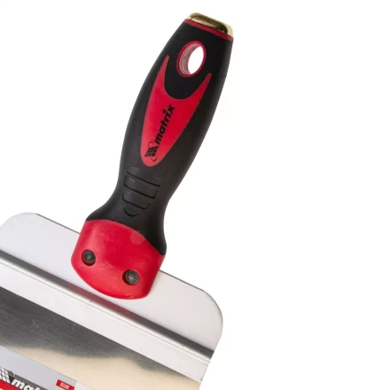 Шпатель фасадный из нержавеющей стали Matrix, 150 мм, двухкомпонентная ручка, широкое полотно, 85509 купить в Нижневартовске