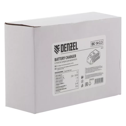Устройство зарядное для аккумуляторов IBC-14-2.3, Li-Ion, 14 В, 2.3 А Denzel 28452 купить в Нижневартовске