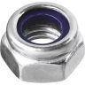Гайка DIN 985 с нейлоновым кольцом, M8, 8 шт, кл. пр. 6, оцинкованная, ЗУБР 303586-08 купить в Нижневартовске