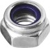 Гайка DIN 985 с нейлоновым кольцом, M8, 8 шт, кл. пр. 6, оцинкованная, ЗУБР 303586-08 купить в Нижневартовске