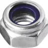 Гайка DIN 985 с нейлоновым кольцом, M8, 8 шт, кл. пр. 6, оцинкованная, ЗУБР 303586-08 купить в Нижневартовске