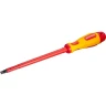 Отвертка KRAFTOOL, высоковольтная, Cr-Mo-V стержень, двухкомпонент. маслобензостойкая рукоятка, SL, 8,0х175мм 250083-8.0-175 купить в Нижневартовске